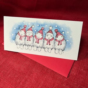 Carte de Noël Herdwicks, Cartes Herdwick et Cartes de Noël
