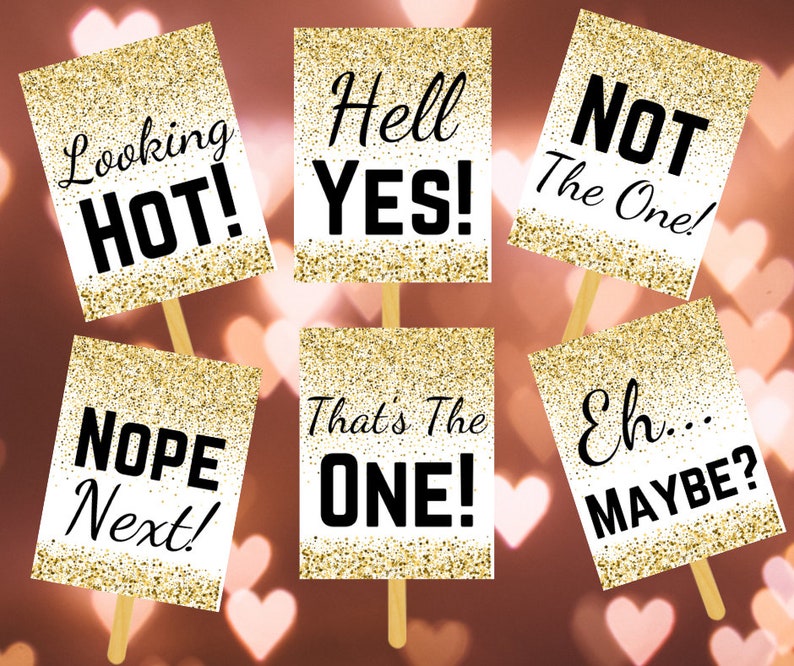 12 Printable Say Yes to the Dress Signs Wedding Dress Shopping Signs
