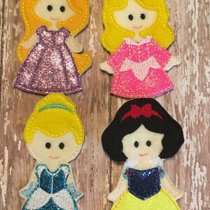 Girl Gift Princess Finger Puppet Set Party Favors Party Pack Pretend ...