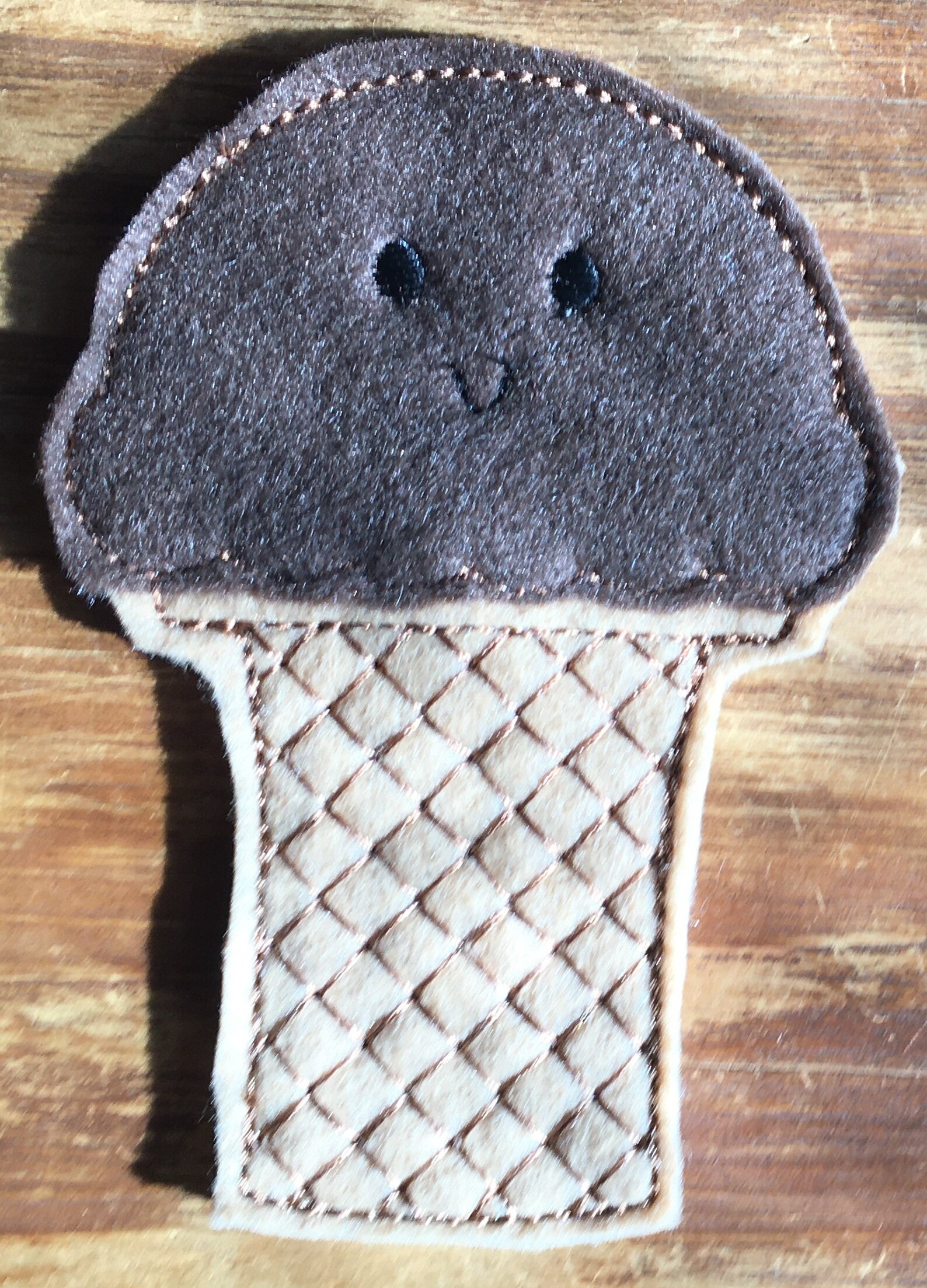 Ice Cream Cone Felt Food Finger Puppets Assorted Colors Party Etsy