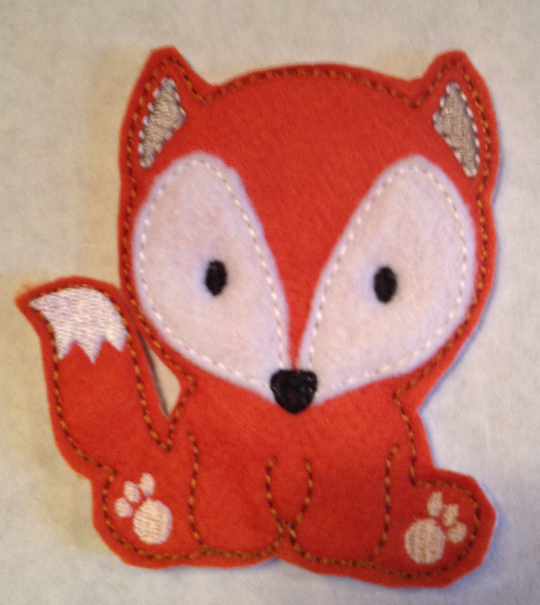 fox finger puppet