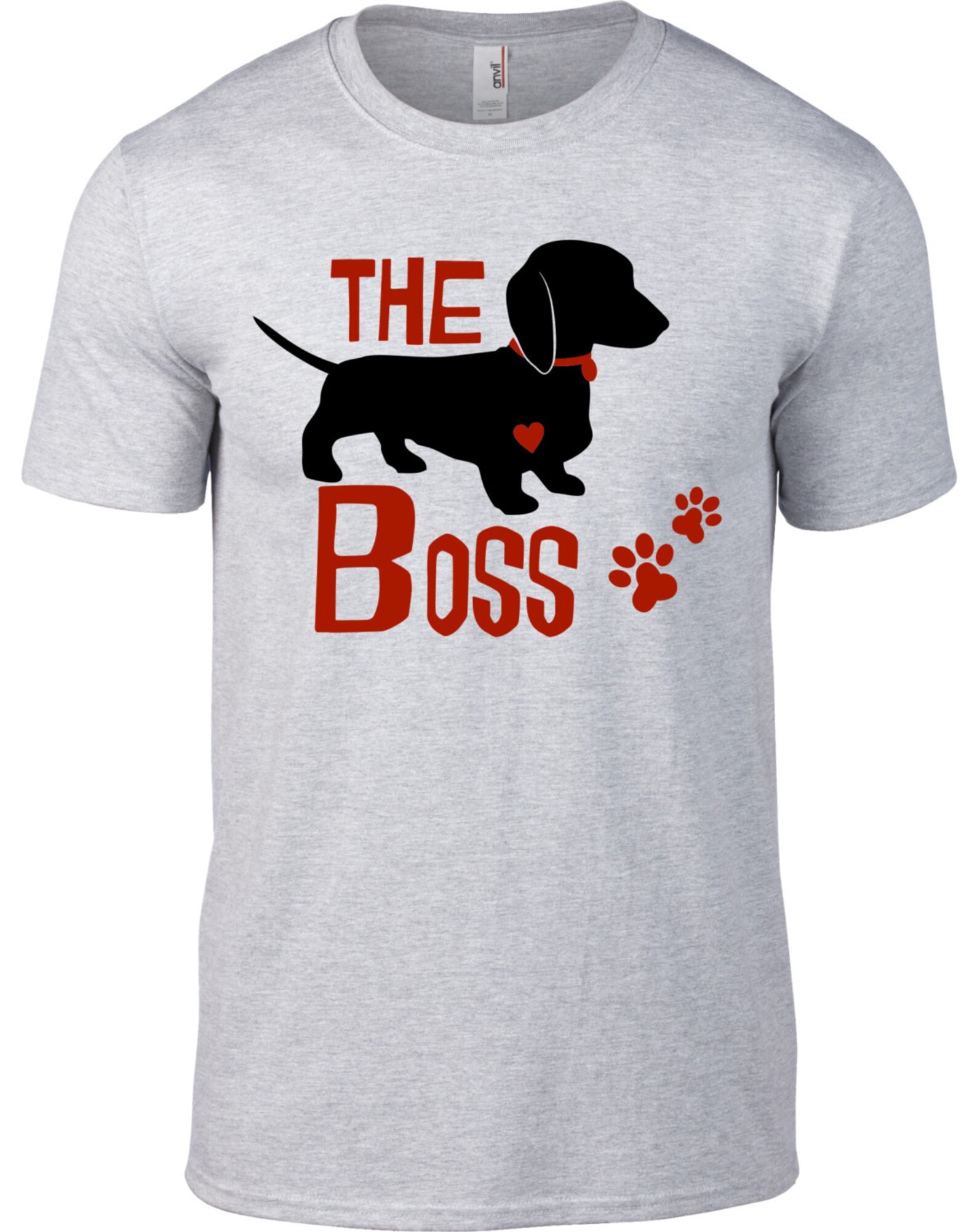 The Boss Doxie shirt weiner dog tshirt Doxie Dad t dog Etsy