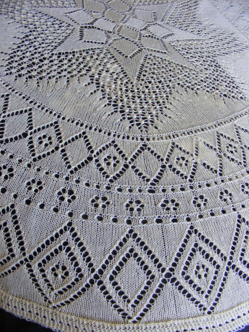 Jasmine Baby Shawl Knitting Pattern in 4ply Instant Download PDF Etsy