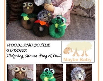 Woodland Bottle Buddies Knitting Pattern