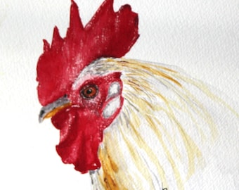 Rooster painting, Ybor City, chicken art,
