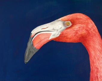 Pink Flamingo, bird lover gift
