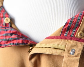 Pennsylvania khakis with plaid lining