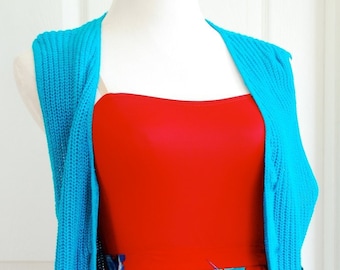 Teal Sweater Vest Size Medium