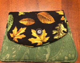 Card Wallet with three pockets.