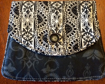 Card Wallet with three pockets.