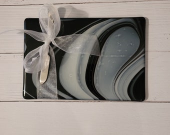 Fused Glass Cheese Board