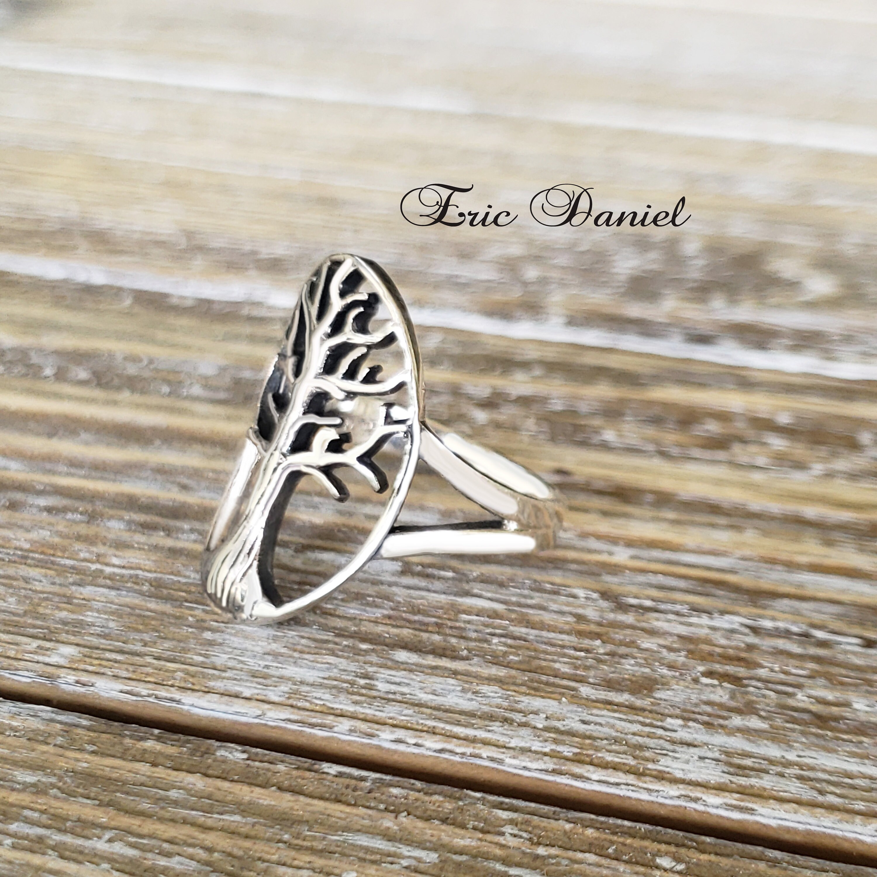 Anillo Árbol De La Vida Aventurina Verde | El árbol Mágico