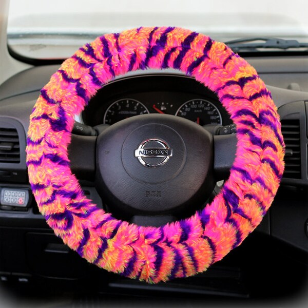 Steering wheel cover bow wheel car accessories lilly heated for girls interior tribal camo cheetah sterling chevron colorful leopard tiger