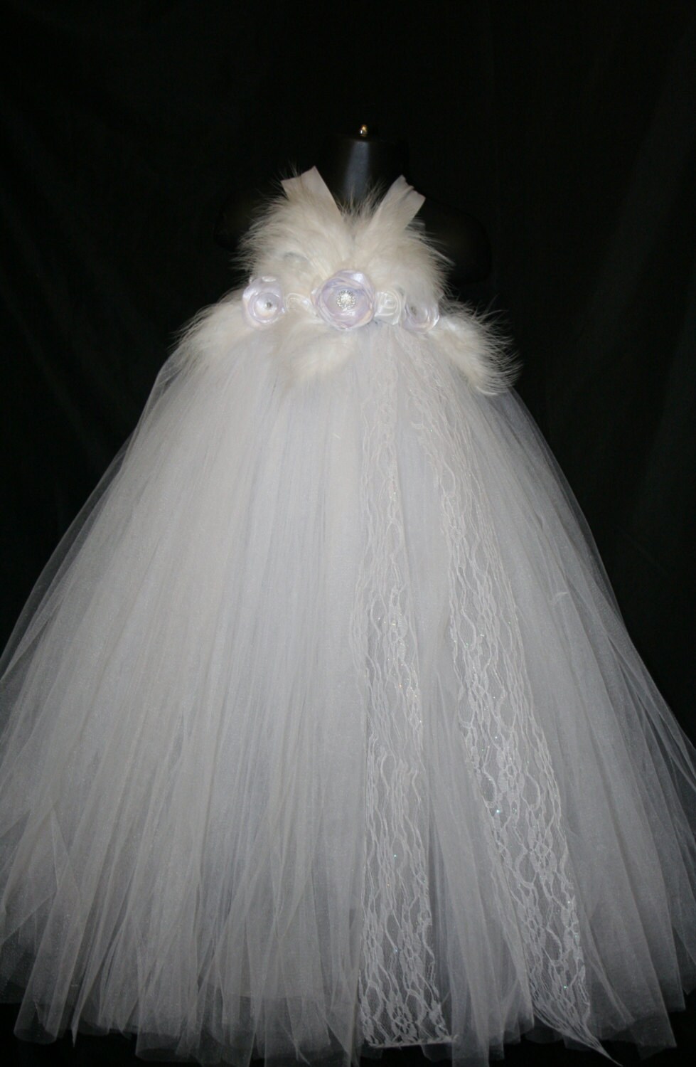 white tutu angel costume