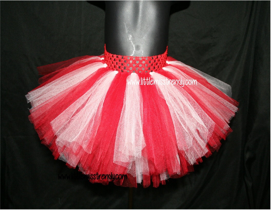 red and white tutu skirt