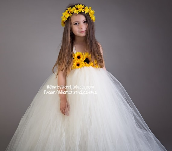 sunflower tutu dress