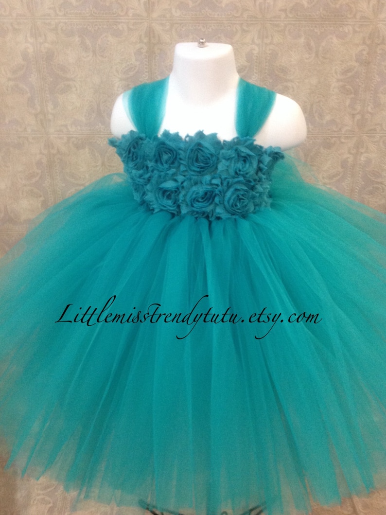 dark teal flower girl dresses