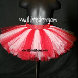 red and white tutu skirt