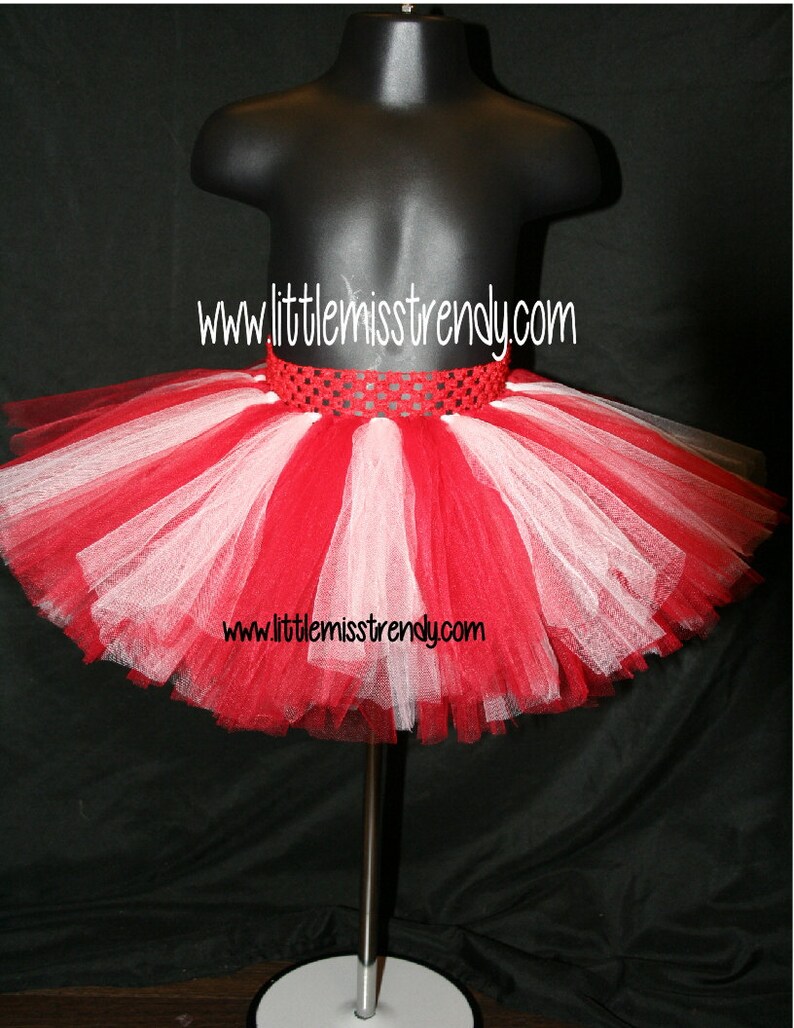 red and white tutu skirt