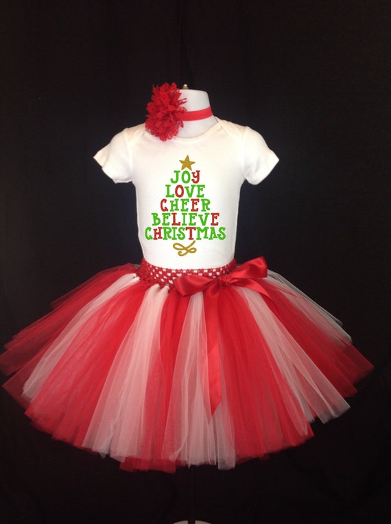 girls christmas tutu