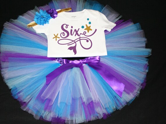 mermaid birthday outfit for 6 year old