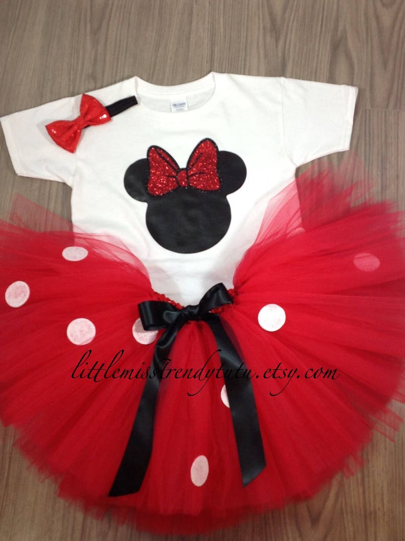 red minnie mouse tutu