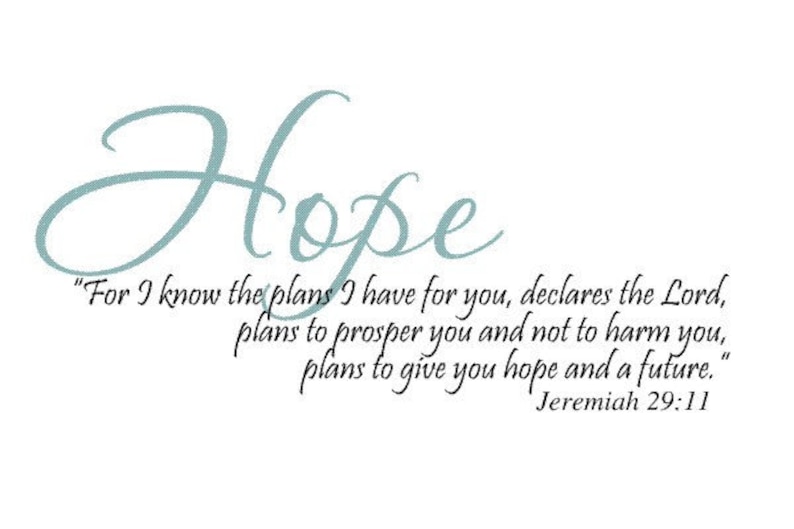 For I Know The Plans I Have For You STENCIL Wall Bible Verse Etsy
