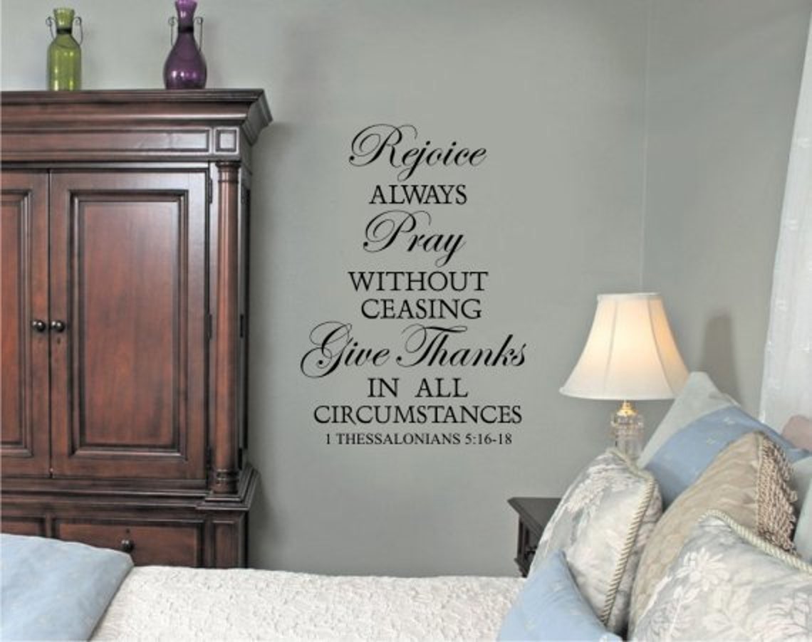 Rejoice Always Bible Verse STENCIL for Walls Doors Signs Etsy