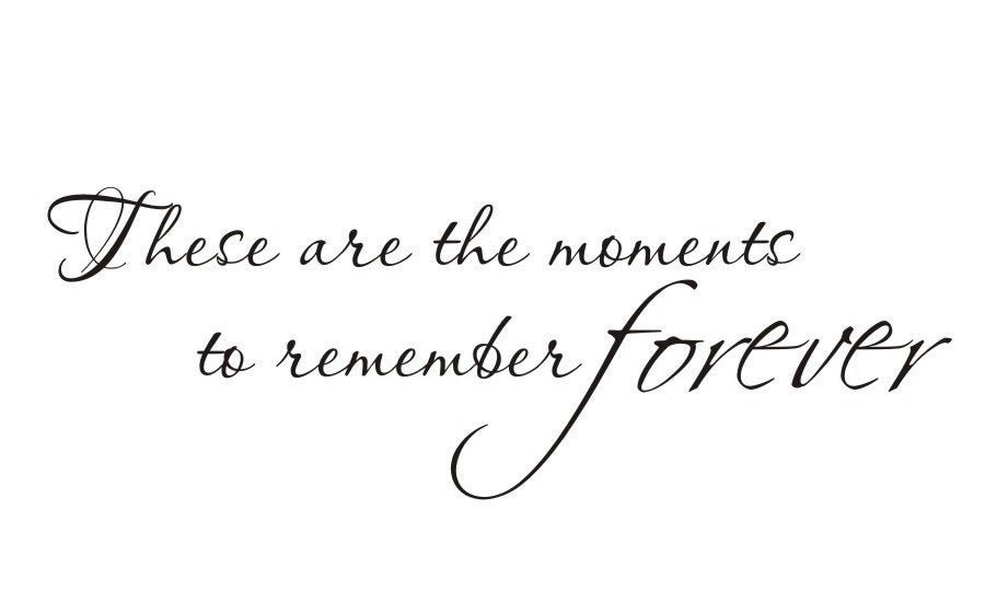 These Are the Moments Wall Decor STENCIL for Walls Signs Etsy