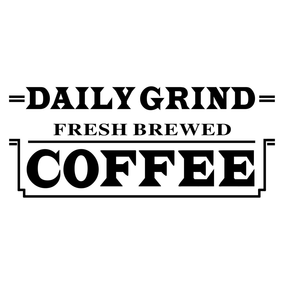Fresh Brewed Coffee DECAL Vintage Decal Kitchen Decal for Etsy