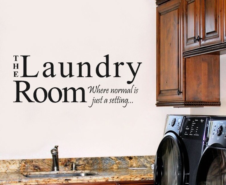 Laundry Room Humorous Wall STENCIL for Walls Doors Signs Etsy