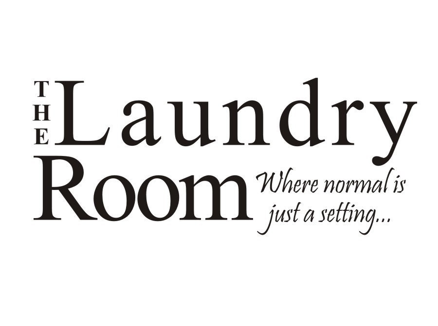 Laundry Room Humorous Wall STENCIL for Walls Doors Signs Etsy