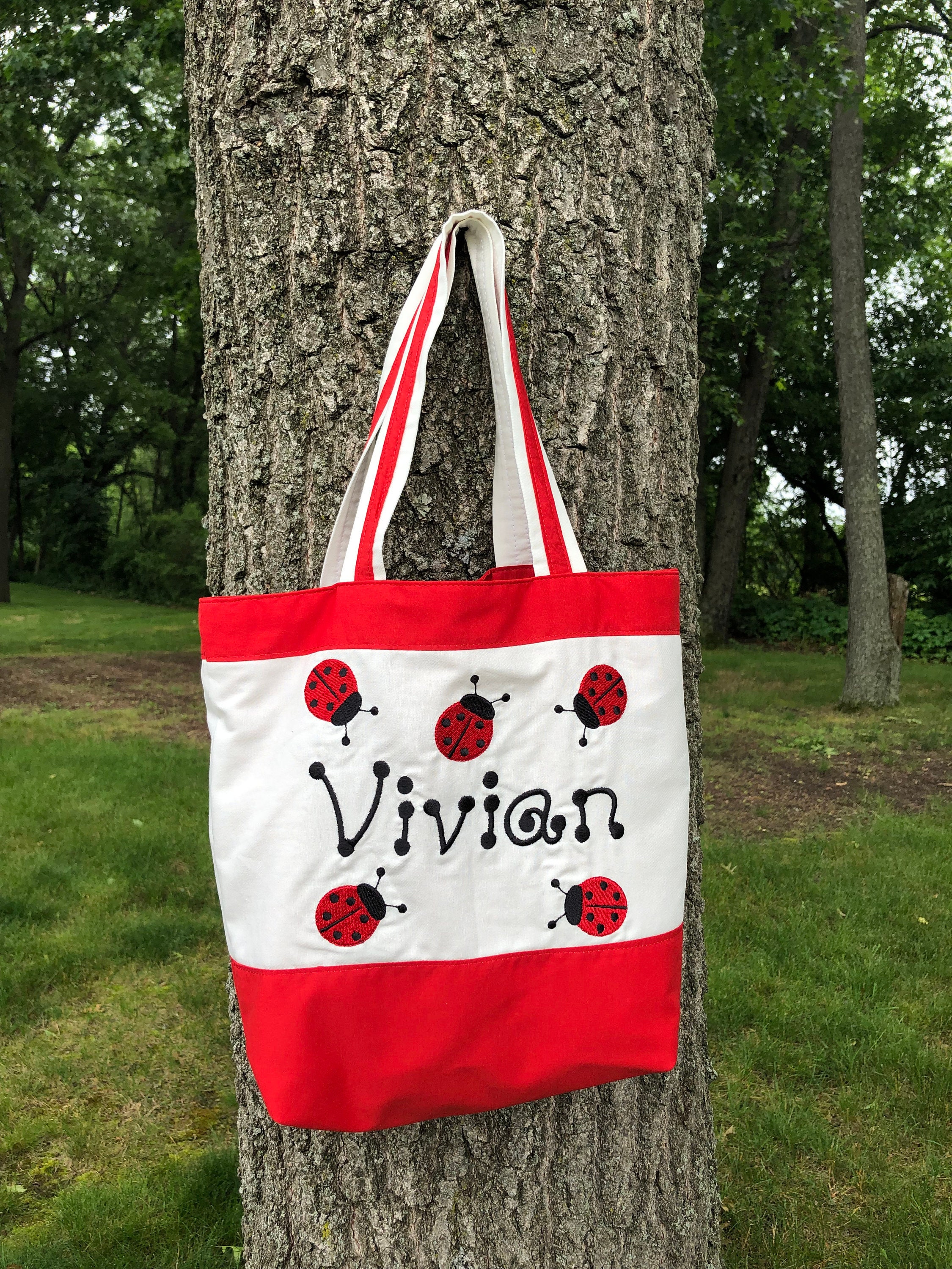 ladybug tote bag