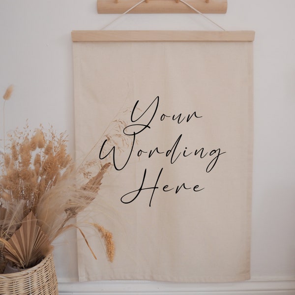 Custom Quote Wall Hanging - Choose your own wording 50x70cm