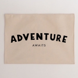 Adventure Awaits Wall Hanging Bold font - Choose your own vinyl colour 70x50cm