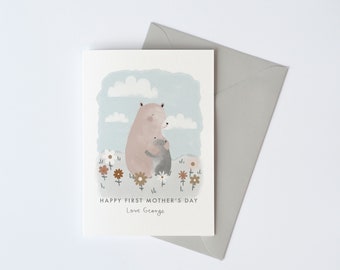 Mummy and Little Bear(s) Mother’s Day Card