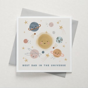 Best Dad In The Universe Karte - auch mit anderen Namen erhältlich