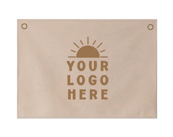 Custom Logo Wall Hanging - 70x50cm - suitable for simple one colour logos