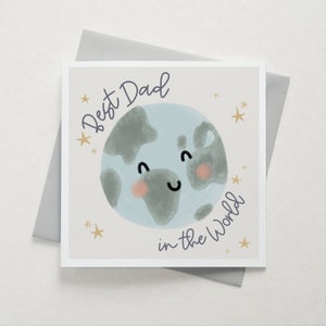 Best Dad In The World Card - andere Namen verfügbar