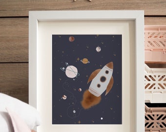 Rocket Print