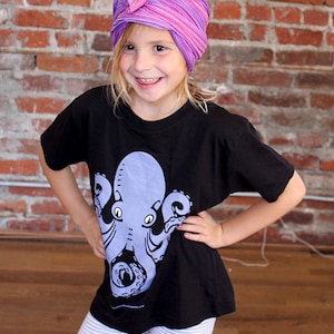 T4 or T6 Children&#39;s Octopus T-Shirt