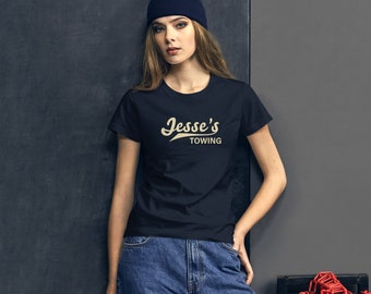 Jesse's Towing women's t-shirt -- Orphan Black prop replica, Helena Sestras, boyfriend