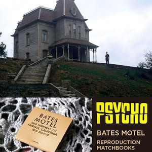 Bates Motel (Psycho 2) Match Book - Movie Screen Accurate Prop Replica, Hitchcock, Norman Bates