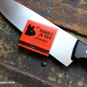 Rabbit In Red Lounge Match Book Halloween Movie Prop Replica Michael Myers image 5