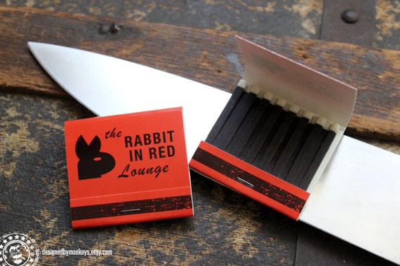 Rabbit In Red Lounge Match Book - Halloween Movie Prop Replica Michael Myers