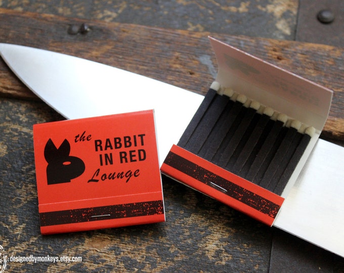 Rabbit In Red Lounge Match Book - Halloween Movie Prop Replica Michael Myers