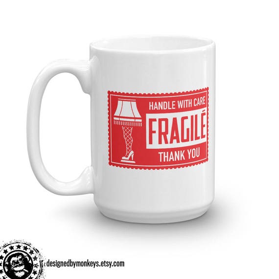 Download Free A Christmas Story Mug Fragile Leg Lamp Funny Xmas Etsy SVG DXF Cut File