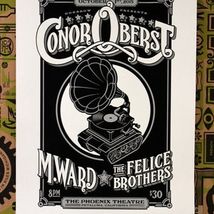 Conor Oberst Poster - Phoenix Theatre Petaluma California