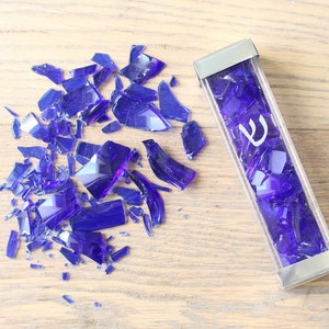 Jewish Mezuzah Case Handmade For your Broken Glass Shards Under the Chuppah, you fill