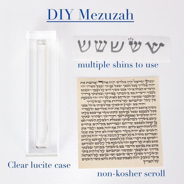 Broken Glass Mezuzah Etsy